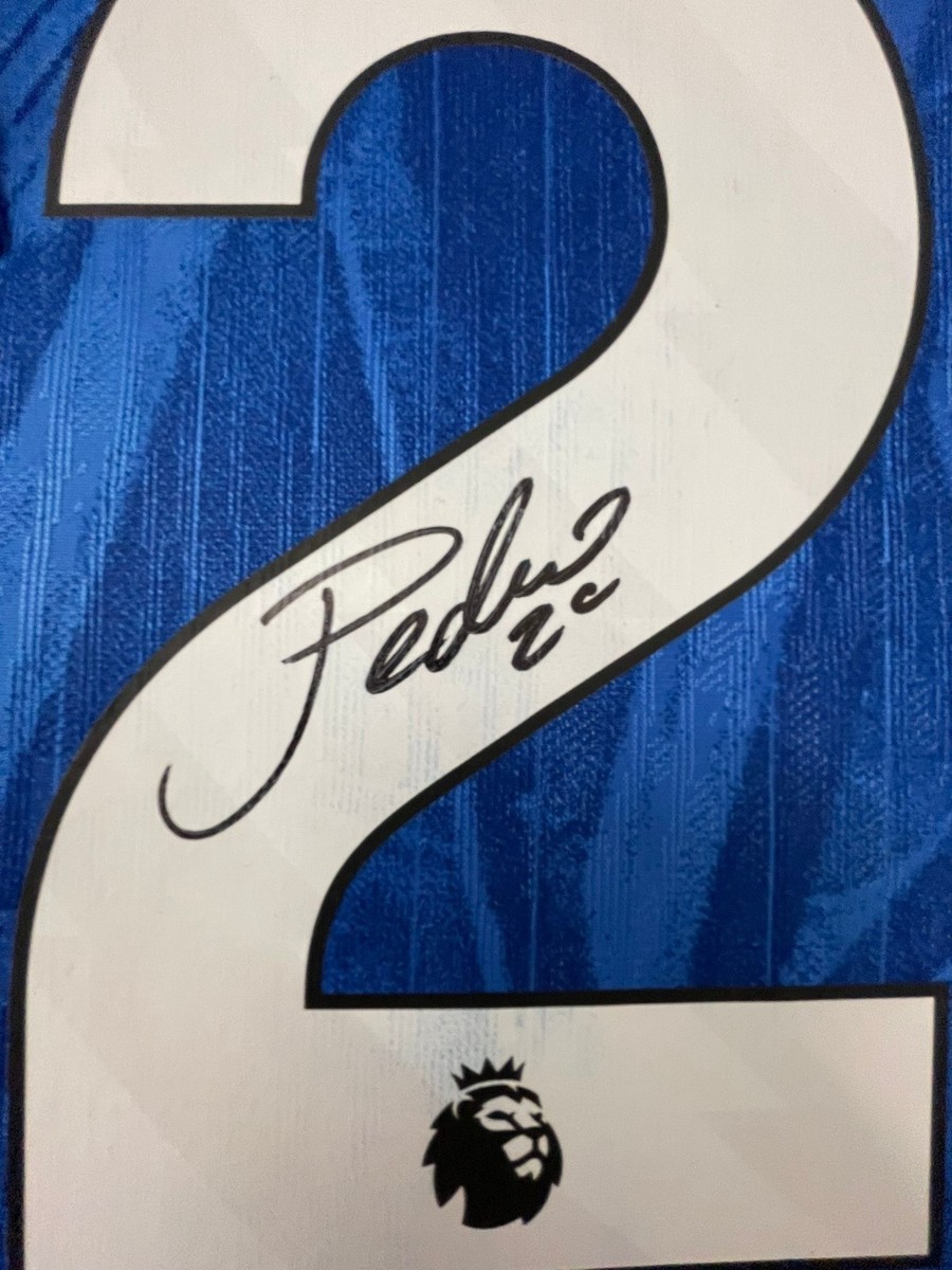 New Chelsea Star Joao Pedro Signed Shirt Jersey Display WORLD CLUB