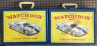 Vintage 1968 Lesney Official 2 Matchbox Series Collector's Cases Ford GT