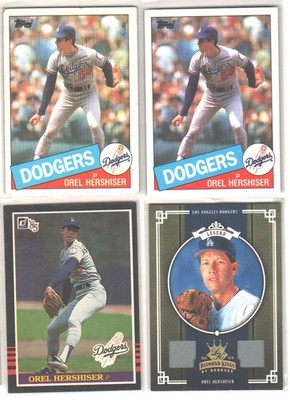 Orel Hershiser Pick Your Favorite (Drop Down) Rookie RC Jersey S/N LA Dodgers