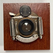 Antique Eastman Kodak Automatic Lens Shutter Wood Lens for Folding Camera