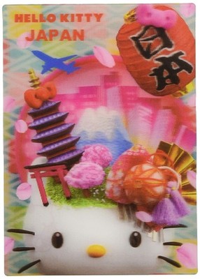Hello Kitty 3D Postcard Hello Kitty×Japan F054