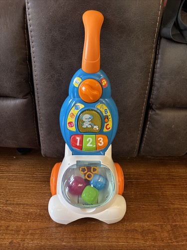 VTech Pop and Count Vacuum Tested, And It Works. With 3 Blocks