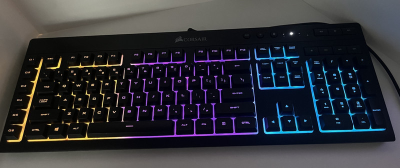 Corsair K55 (CH9206015NA) Wired RGB Backlit Gaming Keyboard - RGP0031