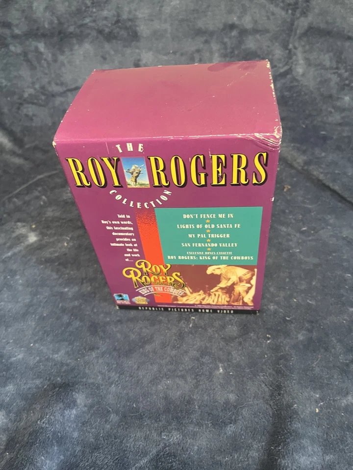 The Collection Of Roy Rogers-King of the Cowboys-5 VHS Tapes & Postcards - Image 2 of 4