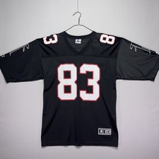 VTG 1995 Starter Atlanta Falcons NFL Jersey - Time Dwight - Black - Mens LARGE