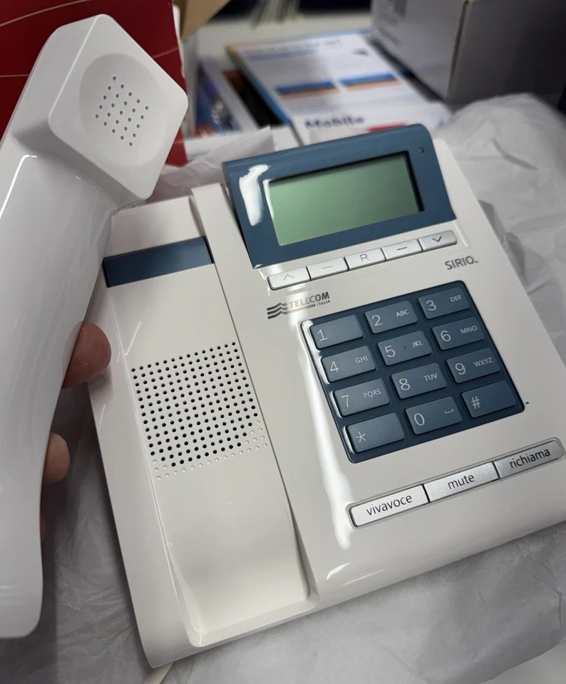 TELEFONO SIRIO TELECOM - VINTAGE - GARANZIA 2 ANNI -  NUOVO Foto 4 de 4