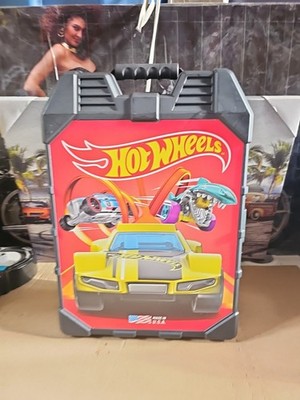 2019 HOT WHEELS 48 CAR CASE W/HANDLE USED MADE IN USA DISTRIBUTED BY TARA 