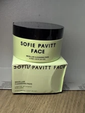 Sofie Pavitt Face Micellar Cleansing Pads Cucumber Extract Thirty Five (35) Pads