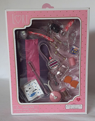 Ungeöffnet Maison Battat Lori 6'' Mini Puppe Wandern Zubehör Set mit 21 Artikeln