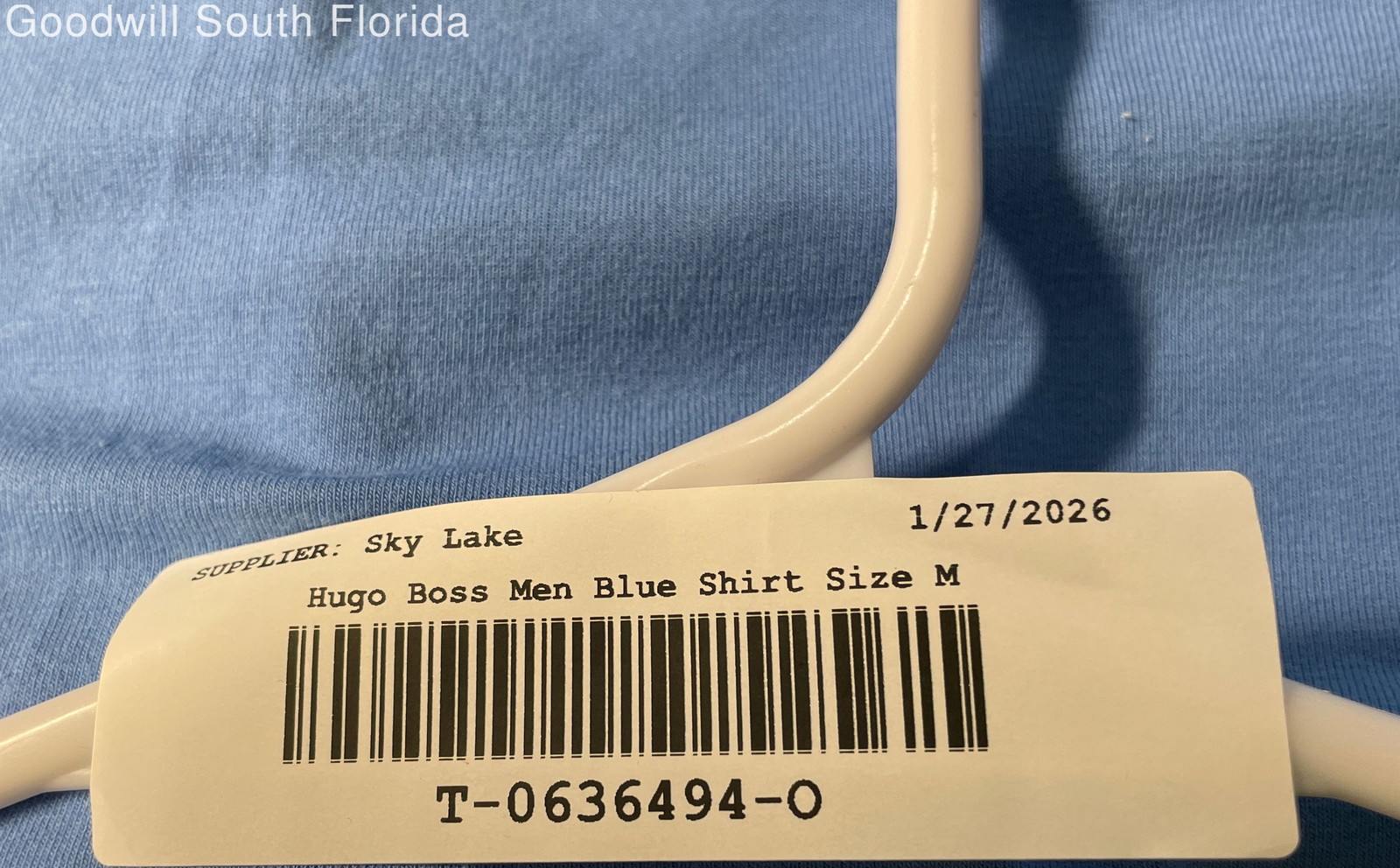 Hugo Boss Mens Blue Short Sleeve Crew Neck Regular Fit Graphic T-Shirt Size M thumbnail 7