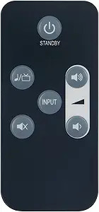 Tvee26 Replacement Remote Control fit for Boston Acoustics Soundbar Tvee10