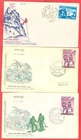 India Mountain Everest 3 diff cachet FDC Cover Lot#9828a