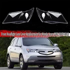 Left+Right For Honda Acura MDX 2007-2013 Headlight Lens Cover Lamp Replacement