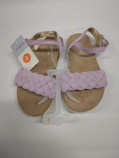 Girls' Amelia Braided Footbed Sandals - Cat  Jack  Purple 2