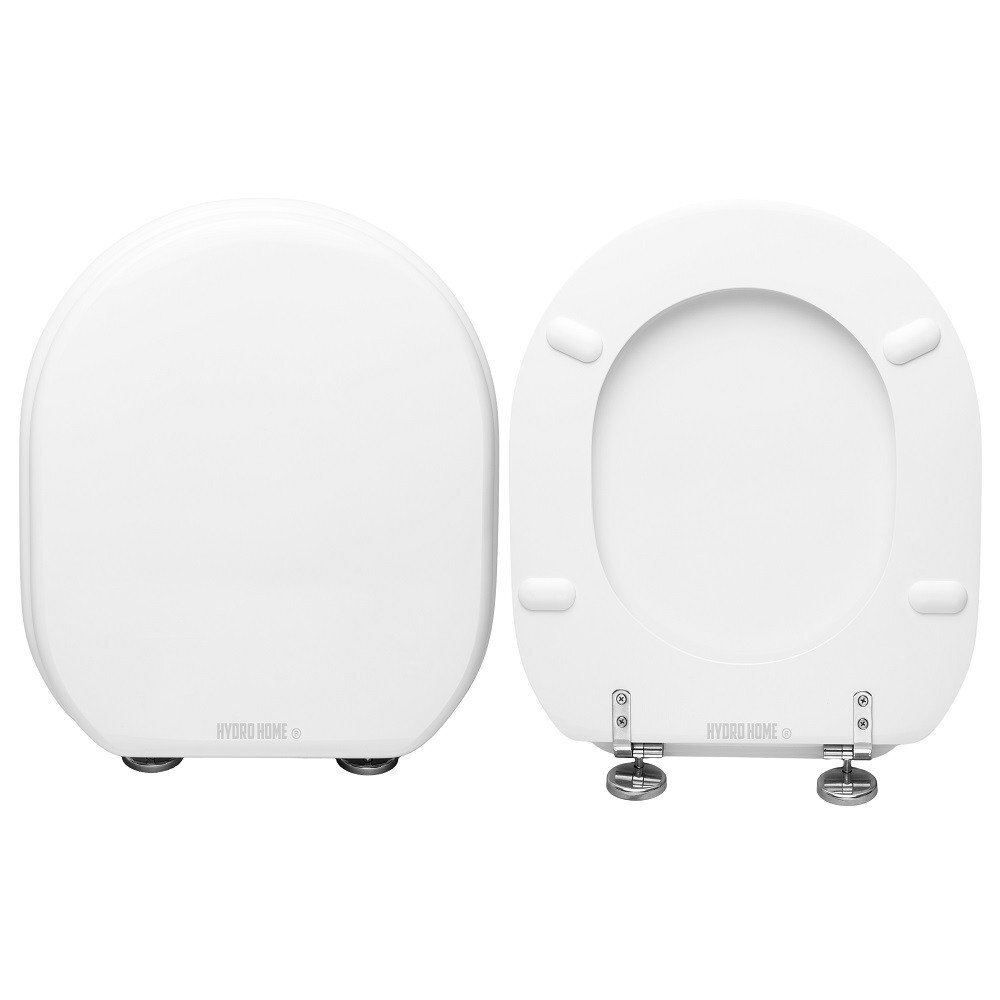 Copriwater Classica Devon & Devon legno rivestito in resina poliestere bianco