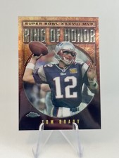 2004 Topps Chrome Tom Brady Super Bowl MVP Ring of Honor #RH-38 Patriots