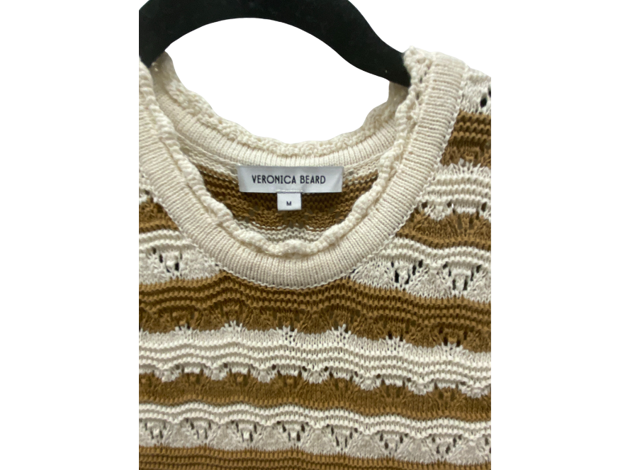 Veronica Beard Templeton Crochet-Knit Striped Minidress Size Medium | eBay