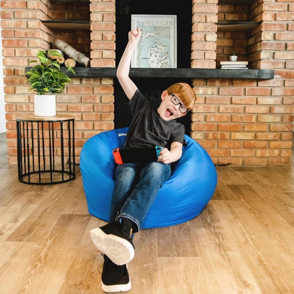 Silla clásica con bolsa de frijoles, zafiro Smartmax, mezcla de nailon de poliéster duradero, 2 pies Foto 2 de 4