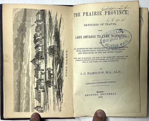 1876 PRAIRIE PROVINCE LAKE ONTARIO WINNIPEG CANADA HAMILTON ILLUSTRATED MAPS 1ST - Picture 6 of 20