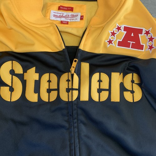 Mitchell & Ness Team NFL Pittsburgh Steelers Full-Zip Track Jacket Men's L - Picture 4 of 7