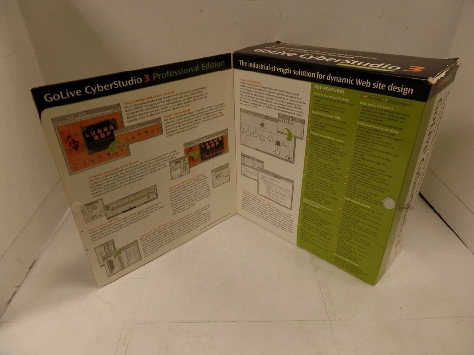 Brand New Sealed GoLive CyberStudio 3 for Power Macintosh full-version  - Image 4 of 4