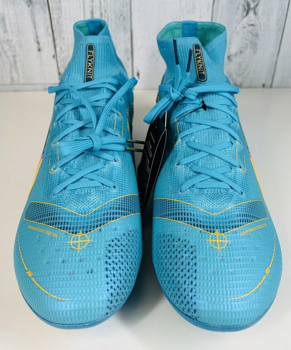 Nike Mercurial Superfly 8 Elite AG Chlorine Blue Orange DJ2841-485