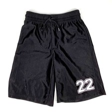 Children's Place Athletic Basketball Shorts Black 22 Size M