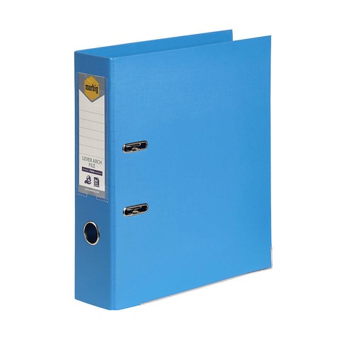 Marbig Lever Arch File 75mm A4 Earth Friendly Moisture Resistant Polyethylene - Picture 15 of 17