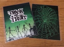 Fall Halloween Skeletons Front Back Cover Set 4 use w Erin Condren Planner