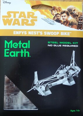 Enfys Nest's Swoop Star Wars Bike Metal Earth 3D Laser Cut Model Kit MMS411