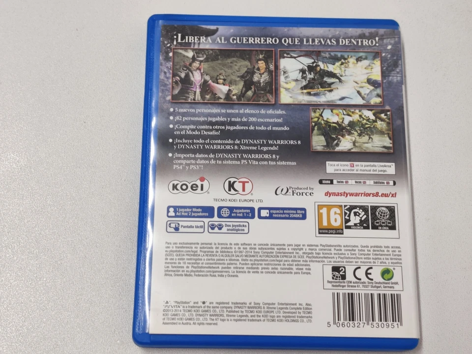 DYNASTY WARRIORS 8 XTREME LEGENDS COMPLETE EDITION . Pal España, foto 2 de 5