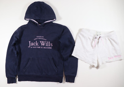 JACK WILLS PULLOVER PULLI HOODIE SHORTS SET PAKET KINDER MÄDCHEN 10-11Y