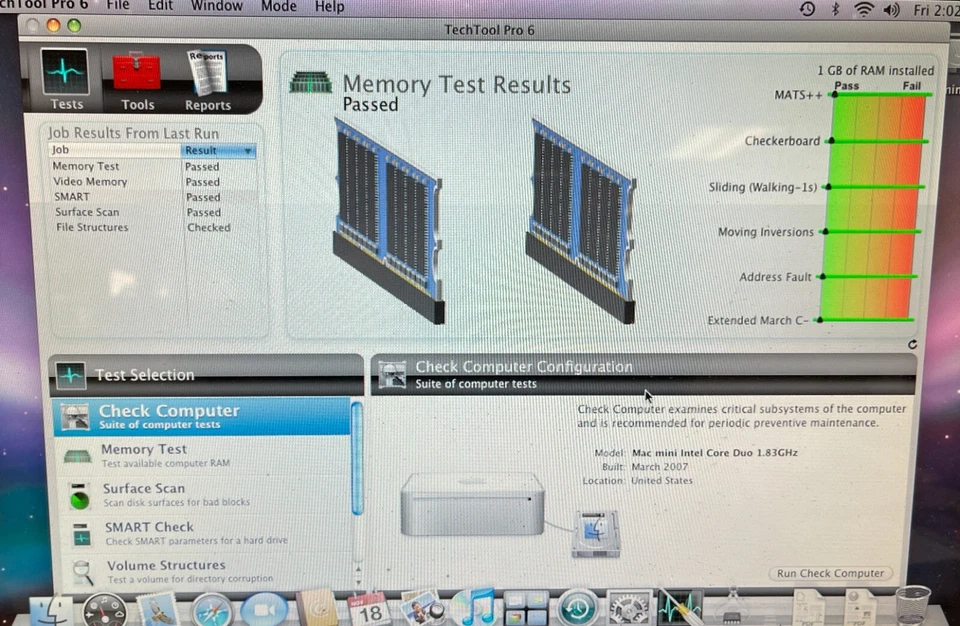 Apple Mac mini March 2007 1.83GHz Intel Core Duo (MA608LL/A) running Leopard - Image 2 of 3