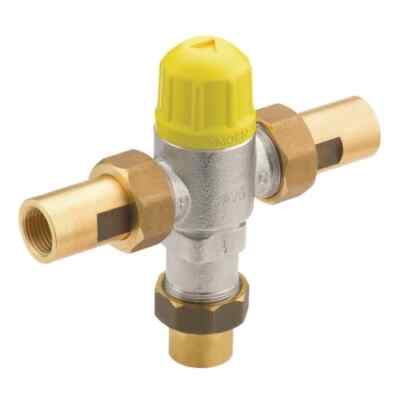 Moen 104451 Chrome Mixing Tee With 1/2'' Fip Or 3/8'' Compression Fittings