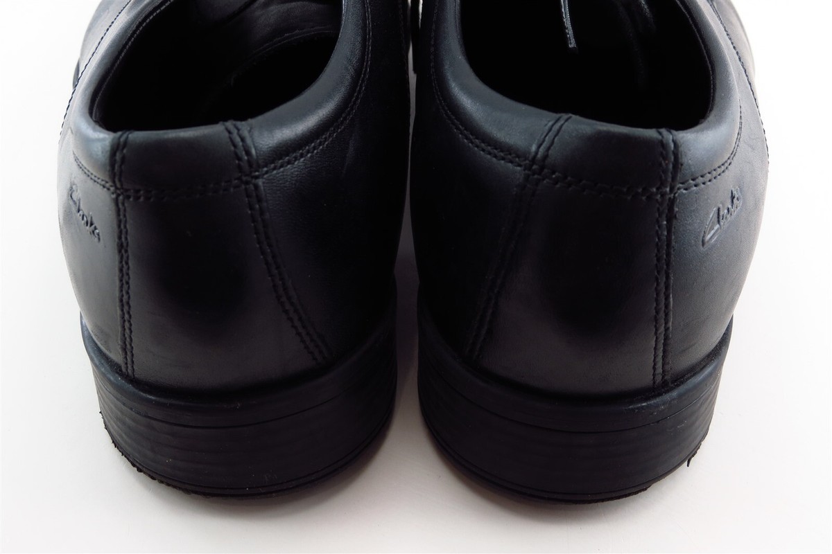 Clarks Derby Oxfords Black Leather Men Shoes Size 10.5  display picture 1