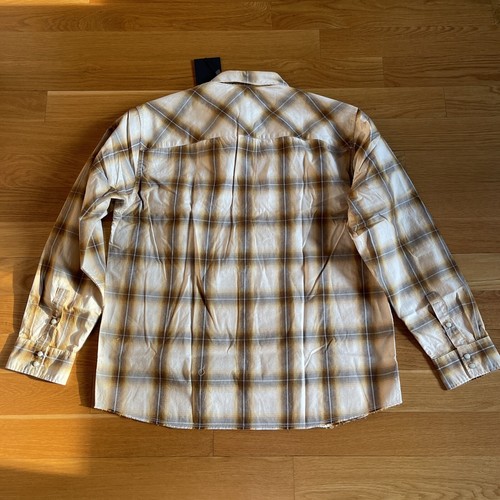 The Kooples Plaid Regular Fit Unfinished Hem Shirt Men’s Cotton - Picture 16 of 16