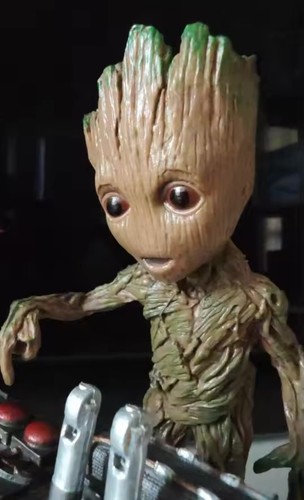 6.9'' Marvel Guardians of The Galaxy Groot Statue - Baby Tree Man Action Figure - Picture 2 of 9