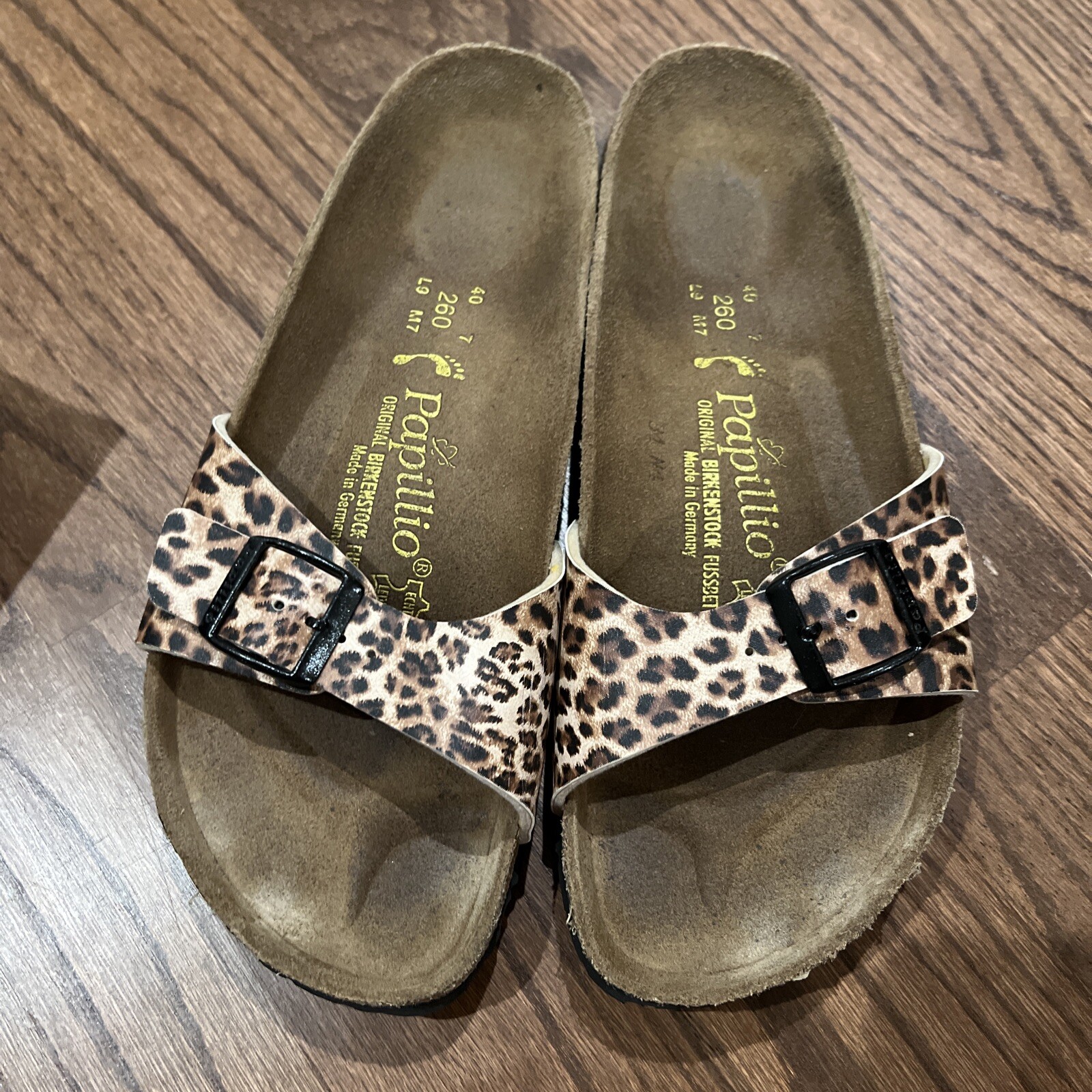 leopard print birkenstocks