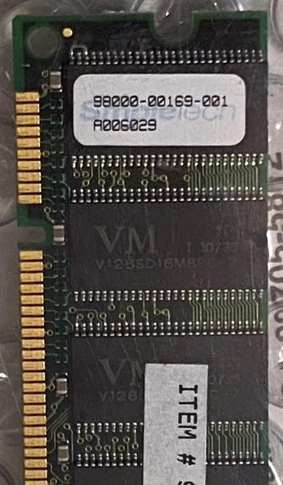 SimpleTech 128 MB PC133 168 Pin SDRAM DIMM  - Image 4 of 4