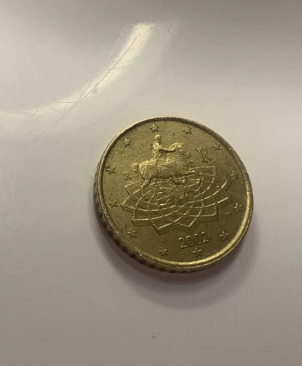コレクション 50 euro cent 50 Euro Cent 2002 Italia, Collectors item with extreme rare