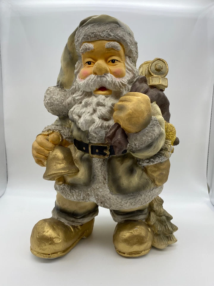 Weihnachtsmann Nikolaus aus Kuststoff Figur Höhe ca. 40 cm