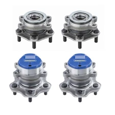 Moog Front & Rear Wheel Bearing and Hub Assemblies Kit For Nissan Leaf 2013-2017