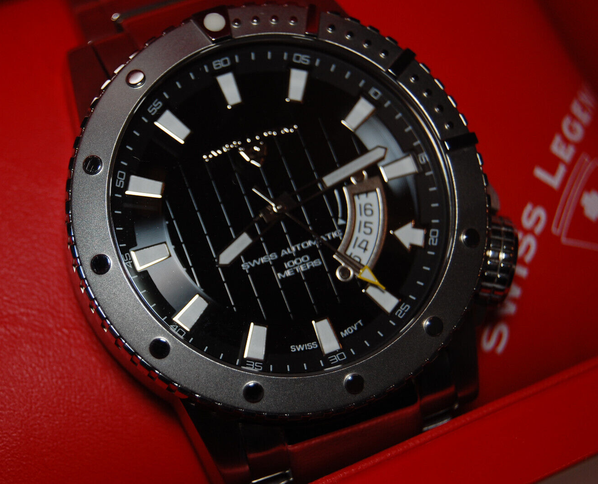 Swiss Legend Atlantis Watch 50mm 25 Jewel 2824 Auto Sapphire