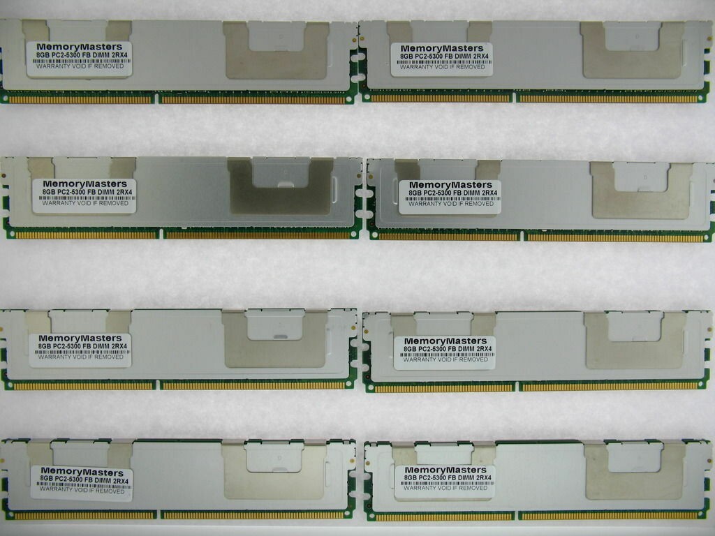 495604-B21 64 GB (8X8 GB) PC2-5300F DDR2 Memoria Server FBDIMM - Foto 12