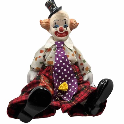 VINTAGE MUSICAL HOBO CLOWN VICTORIA'S COLLECTABLES IMPEX - KING of the ROAD 