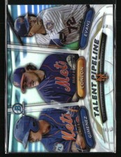 Phillip Evans/P.J. Conlon/Andres Gimenez 2018 Bowman Chrome #TP-NYM  Baseball