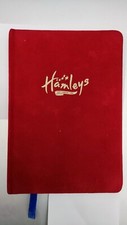 A5 size Notebook by Hamley's Red Velvet cover with lined paper NEW