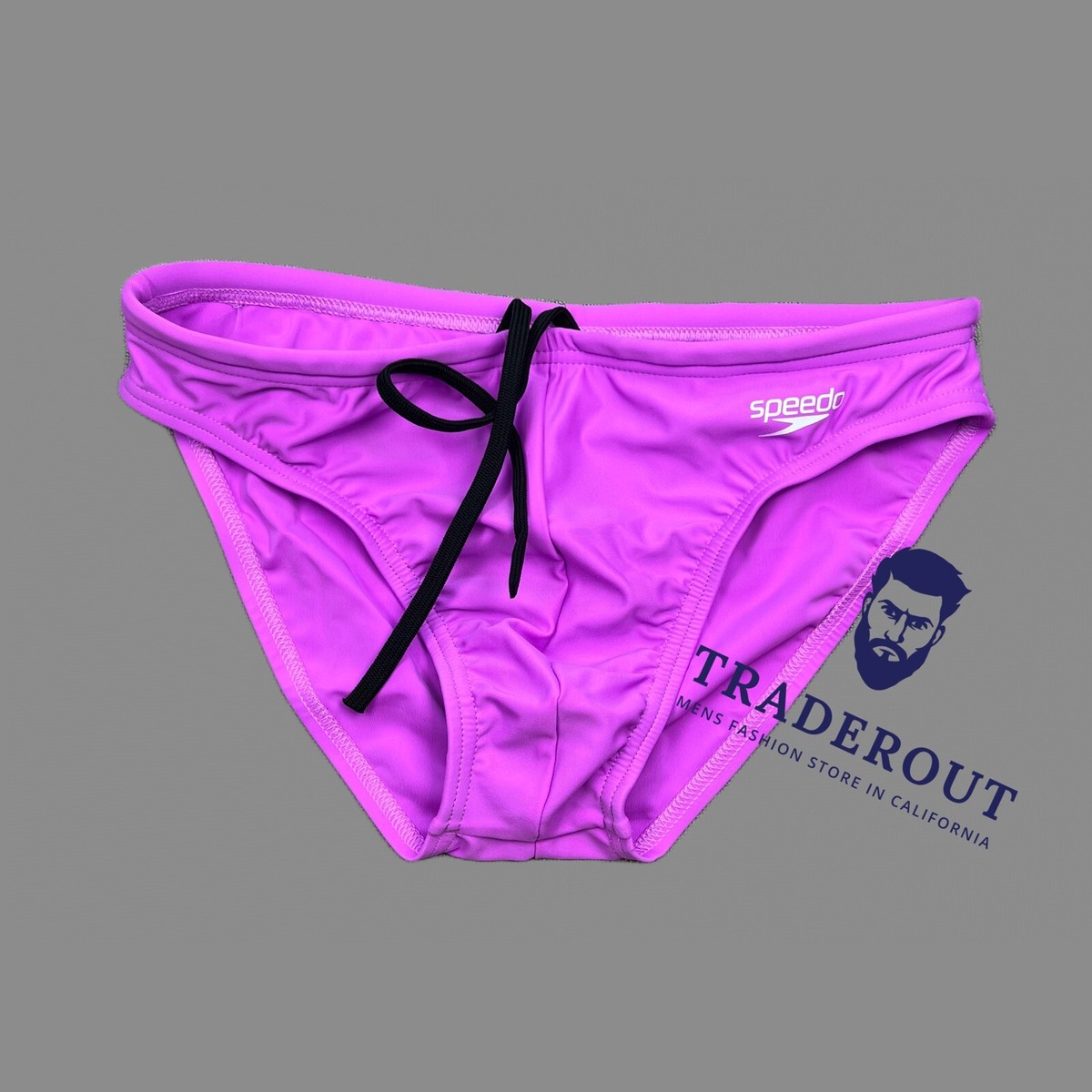 Speedo Men Purpleish pink Solar swim brief bikini Swimwear 30 32