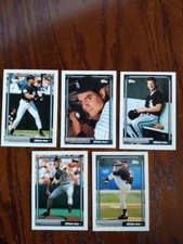 5 Card Lot of 1992 Topps Chicago White Sox Baseball Cards ( Bo Jackson )