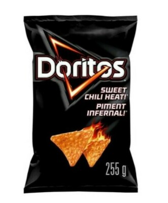 10 Bags Doritos Sweet Chili Heat Corn Chips Size 235g each from Canada 